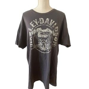 Harley Davidson Speed And Power Shirt Men’s‎ XL Plainfield Indiana Eagle Moto